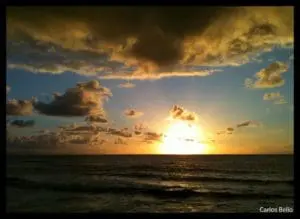 Atardecer en Monpás