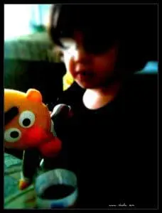 Blá, fotografía de infancia