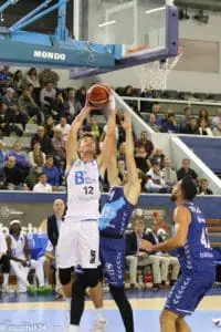 Foto de Óscar Araujo de un partido del B the Travel Brand Mallorca