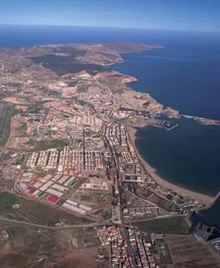 Imagen de Melilla que ilustra la previa del partido